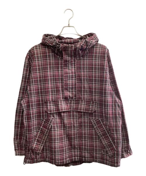 YARDSALE（ヤードセール）YARDSALE (ヤードセール) YARDSALE　アノラックパーカー レッド×グレー サイズ:Mの古着・服飾アイテム