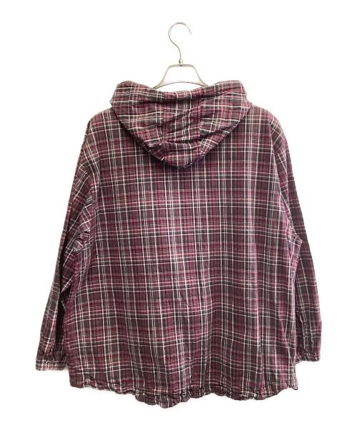 YARDSALE（ヤードセール）YARDSALE (ヤードセール) YARDSALE　アノラックパーカー レッド×グレー サイズ:Mの古着・服飾アイテム