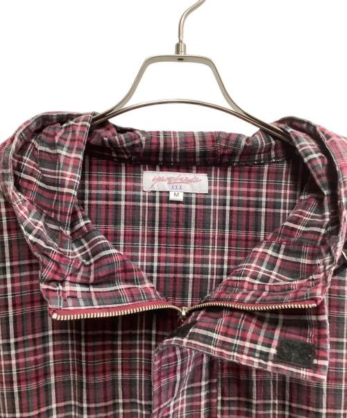 YARDSALE（ヤードセール）YARDSALE (ヤードセール) YARDSALE　アノラックパーカー レッド×グレー サイズ:Mの古着・服飾アイテム