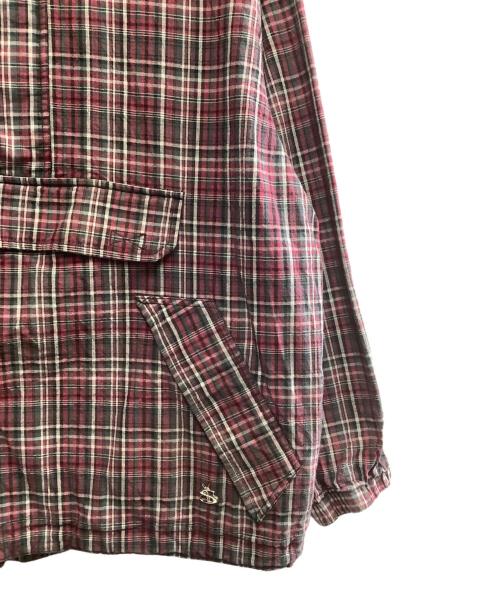 YARDSALE（ヤードセール）YARDSALE (ヤードセール) YARDSALE　アノラックパーカー レッド×グレー サイズ:Mの古着・服飾アイテム