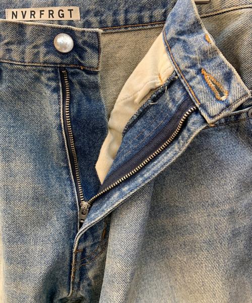NVRFRGT（ネヴァーフォーゲット）NVRFRGT (ネヴァーフォーゲット) 3D Twisted Wide Leg Jeans サイズ:SIZE2の古着・服飾アイテム