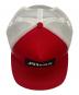 中古・古着 SUPREME (シュプリーム) 23AW Mess Mesh Back 5-Panel レッド×ホワイト：6000円