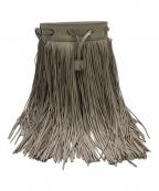 J&M DAVIDSONジェイ＆エム デヴィッドソン）の古着「J&M DAVIDSON　フリンジショルダーバッグ」｜グレー