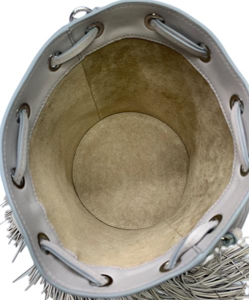 J&M DAVIDSON（ジェイ＆エム デヴィッドソン）J&M DAVIDSON (ジェイ＆エム デヴィッドソン) J&M DAVIDSON　フリンジショルダーバッグ グレーの古着・服飾アイテム