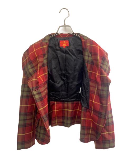 Vivienne Westwood RED LABEL（ヴィヴィアンウエストウッドレッドレーベル）Vivienne Westwood RED LABEL (ヴィヴィアンウエストウッドレッドレーベル) Vivienne Westwood RED LABEL　ラブジャケット レッド サイズ:1の古着・服飾アイテム