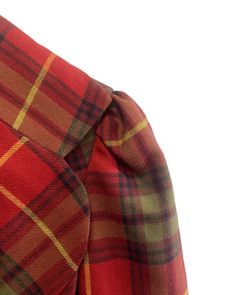 Vivienne Westwood RED LABEL（ヴィヴィアンウエストウッドレッドレーベル）Vivienne Westwood RED LABEL (ヴィヴィアンウエストウッドレッドレーベル) Vivienne Westwood RED LABEL　ラブジャケット レッド サイズ:1の古着・服飾アイテム