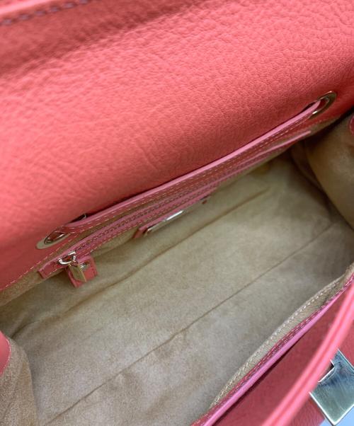 JIMMY CHOO（ジミーチュウ）JIMMY CHOO (ジミーチュウ) JIMMY CHOO　	ロザリー　ハンドバッグ ピンクの古着・服飾アイテム