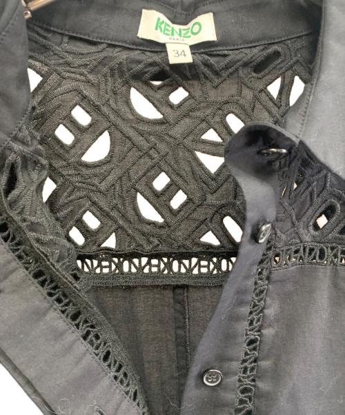 KENZO（ケンゾー）KENZO (ケンゾー) KENZO　半袖ワンピース ブラック サイズ:34の古着・服飾アイテム