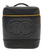 CHANELシャネル）の古着「CHANEL バニティバッグ」｜ブラック