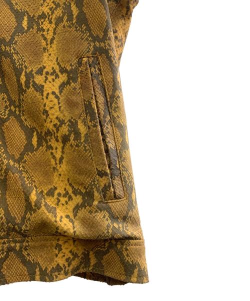 stussy（ステューシー）stussy (ステューシー) stussy　レザージャケット ブラウン サイズ:Mの古着・服飾アイテム