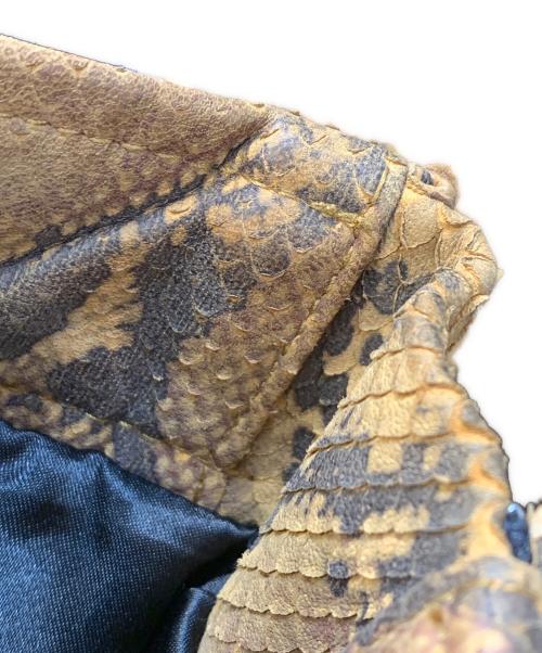 stussy（ステューシー）stussy (ステューシー) stussy　レザージャケット ブラウン サイズ:Mの古着・服飾アイテム