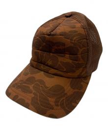 A BATHING APE（ア ベイシング エイプ）の古着「A BATHING APE　ABC CAMO　メッシュキャップ」｜ブラウン