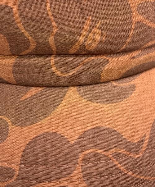 A BATHING APE（ア ベイシング エイプ）A BATHING APE (ア ベイシング エイプ) A BATHING APE　ABC CAMO　メッシュキャップ ブラウンの古着・服飾アイテム