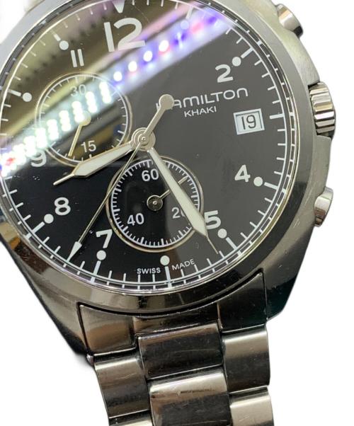 HAMILTON（ハミルトン）HAMILTON (ハミルトン) クロノグラフ　KHAKI（カーキ）　H765120の古着・服飾アイテム