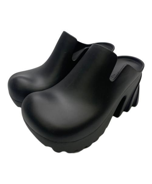 BOTTEGA VENETA（ボッテガベネタ）BOTTEGA VENETA (ボッテガベネタ) BOTTEGA VENETA　ラバーフラッシュクロッグ ブラック サイズ:34の古着・服飾アイテム