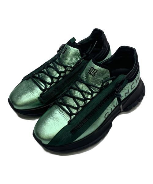 GIVENCHY（ジバンシィ）GIVENCHY (ジバンシィ) SPECTRE RUNNER グリーン×ブラック サイズ:40の古着・服飾アイテム