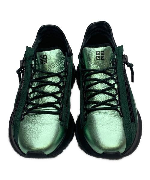 GIVENCHY（ジバンシィ）GIVENCHY (ジバンシィ) SPECTRE RUNNER グリーン×ブラック サイズ:40の古着・服飾アイテム