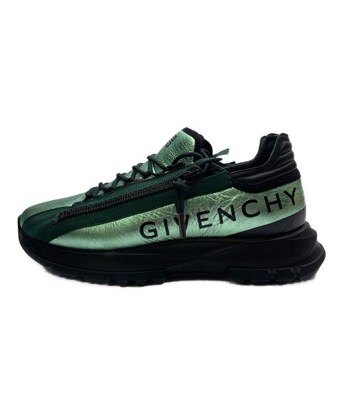 GIVENCHY（ジバンシィ）GIVENCHY (ジバンシィ) SPECTRE RUNNER グリーン×ブラック サイズ:40の古着・服飾アイテム