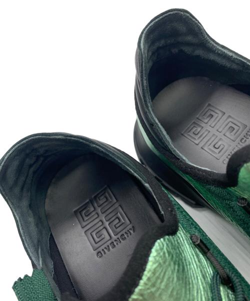 GIVENCHY（ジバンシィ）GIVENCHY (ジバンシィ) SPECTRE RUNNER グリーン×ブラック サイズ:40の古着・服飾アイテム