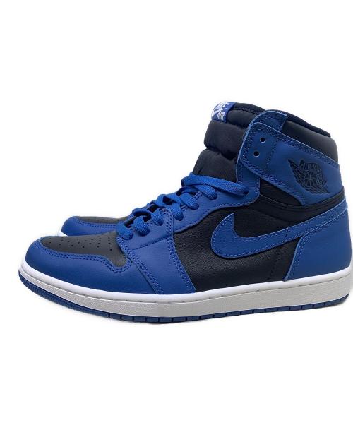 NIKE（ナイキ）NIKE (ナイキ) ハイカットスニーカー ブラック×ブルー サイズ:29㎝の古着・服飾アイテム