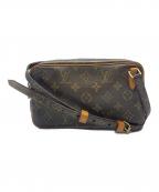 LOUIS VUITTONルイ ヴィトン）の古着「LOUIS VUITTON　モノグラム　マルリーバンドリエール　ショルダーポーチ」｜ブラウン