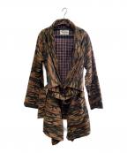 Vivienne Westwood manヴィヴィアン ウェストウッド マン）の古着「Vivienne Westwood man　ベルト付きコート」｜ブラウン