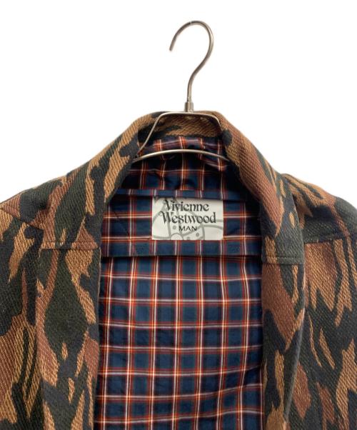 Vivienne Westwood man（ヴィヴィアン ウェストウッド マン）Vivienne Westwood man (ヴィヴィアン ウェストウッド マン) Vivienne Westwood man　ベルト付きコート ブラウン サイズ:表記なしの古着・服飾アイテム