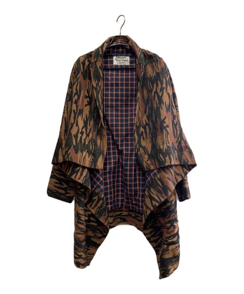 Vivienne Westwood man（ヴィヴィアン ウェストウッド マン）Vivienne Westwood man (ヴィヴィアン ウェストウッド マン) Vivienne Westwood man　ベルト付きコート ブラウン サイズ:表記なしの古着・服飾アイテム