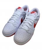 NIKEナイキ）の古着「Dunk Low Retro」｜オレンジ×ホワイト