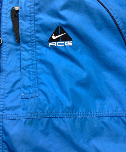 NIKE ACG（ナイキエーシージー）NIKE ACG (ナイキエーシージー) NIKE ACG　90’sナイロンジャケット ブルー サイズ:XLの古着・服飾アイテム