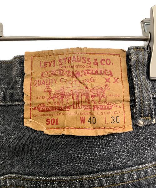 LEVI'S（リーバイス）LEVI'S (リーバイス) LEVI'S　ブラックデニム グレー サイズ:W40×L30の古着・服飾アイテム