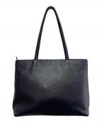 HushTugハッシュタグ）の古着「HushTug　レザートートバッグ」｜ブラック