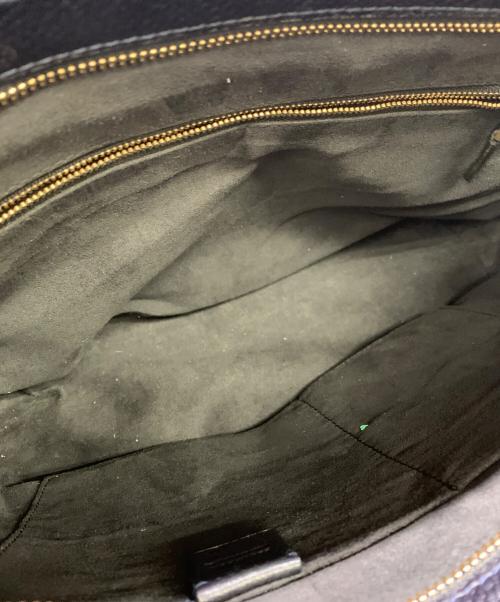 HushTug（ハッシュタグ）HushTug (ハッシュタグ) HushTug　レザートートバッグ ブラックの古着・服飾アイテム