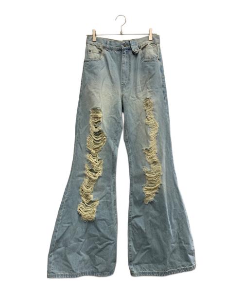 EGONLAB（エゴンラボ）EGONLAB (エゴンラボ) EGONLAB　ワイドデニムパンツ インディゴ サイズ:Sの古着・服飾アイテム