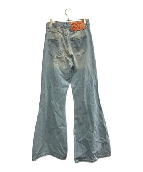 EGONLAB（エゴンラボ）EGONLAB (エゴンラボ) EGONLAB　ワイドデニムパンツ インディゴ サイズ:Sの古着・服飾アイテム