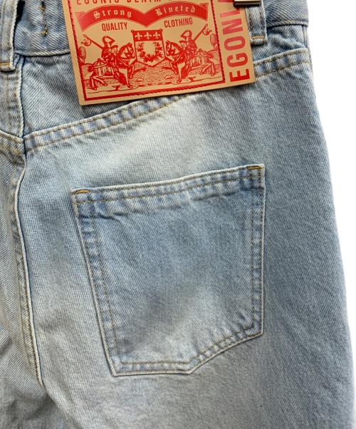 EGONLAB（エゴンラボ）EGONLAB (エゴンラボ) EGONLAB　ワイドデニムパンツ インディゴ サイズ:Sの古着・服飾アイテム
