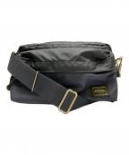 PORTERポーター）の古着「PORTER　FORCE　ボディーバッグ」｜ネイビー