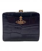 Vivienne Westwoodヴィヴィアンウエストウッド）の古着「Vivienne Westwood　2つ折り財布」｜ブラック