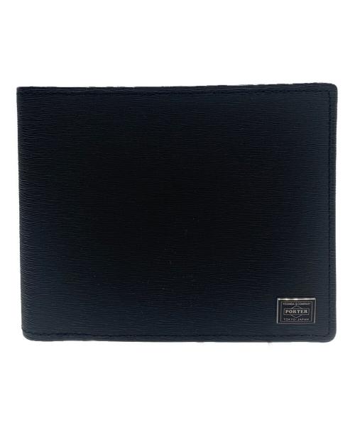 PORTER（ポーター）PORTER (ポーター) PORTER　CURRENT　2つ折り財布 ブラックの古着・服飾アイテム