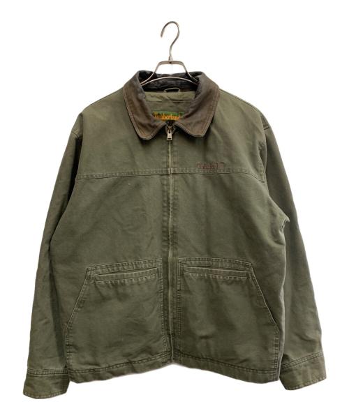 Timberland（ティンバーランド）Timberland (ティンバーランド) Timberland　ワークジャケット カーキ サイズ:Mの古着・服飾アイテム