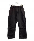 STUDIO NICHOLSONスタジオ ニコルソン）の古着「STUDIO NICHOLSON　デニムパンツ」｜ブラック