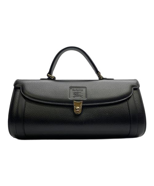 Burberry's（バーバリーズ）Burberry's (バーバリーズ) ドラムハンドバッグ ブラックの古着・服飾アイテム