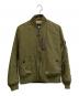 stussy（ステューシー）の古着「stussy MFG MA-1ジャケット」｜カーキ