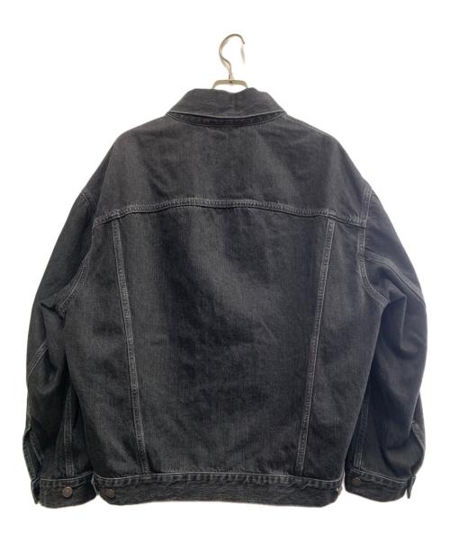 Acne studios（アクネ ストゥディオス）Acne studios (アクネ ストゥディオス) ACNE STUDIOS　オーバーサイズデニムジャケット ブラック サイズ:CN　165/88Aの古着・服飾アイテム