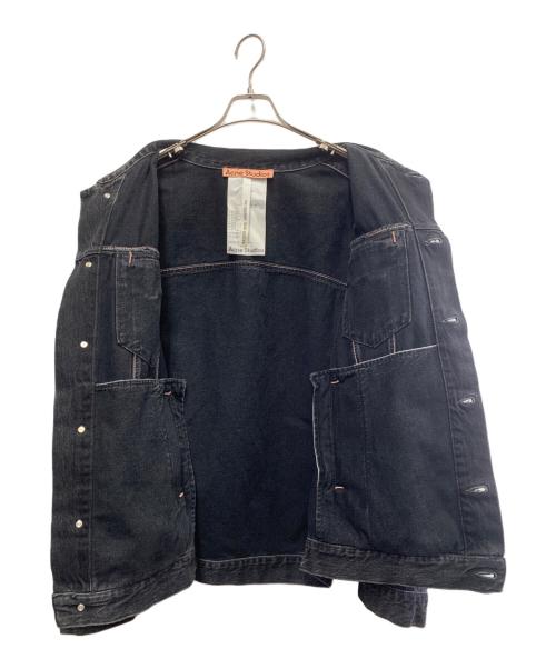 Acne studios（アクネ ストゥディオス）Acne studios (アクネ ストゥディオス) ACNE STUDIOS　オーバーサイズデニムジャケット ブラック サイズ:CN　165/88Aの古着・服飾アイテム