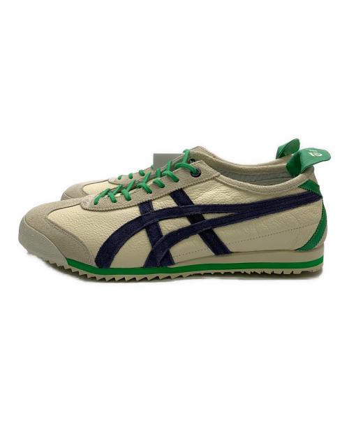 Onitsuka Tiger（オニツカタイガー）Onitsuka Tiger (オニツカタイガー) Onitsuka Tiger　MEXICO 66 SD VIN　 ベージュ×ネイビー サイズ:27 未使用品の古着・服飾アイテム