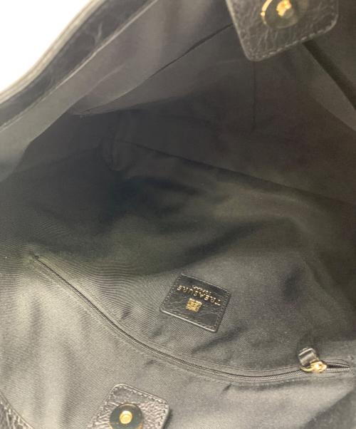 TREASURE TOPKAPI（トレジャートプカピ）TREASURE TOPKAPI (トレジャートプカピ) レザートートバッグ ブラックの古着・服飾アイテム