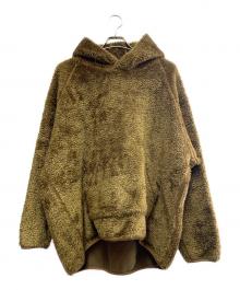 Needles（ニードルズ）の古着「Needles　Andre Hoody Synthetic Fur　プルオーバーパーカー」｜ブラウン