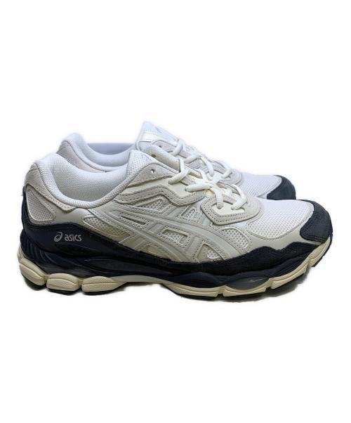 asics（アシックス）asics (アシックス) スニーカー ホワイト×グレー サイズ:29㎝の古着・服飾アイテム