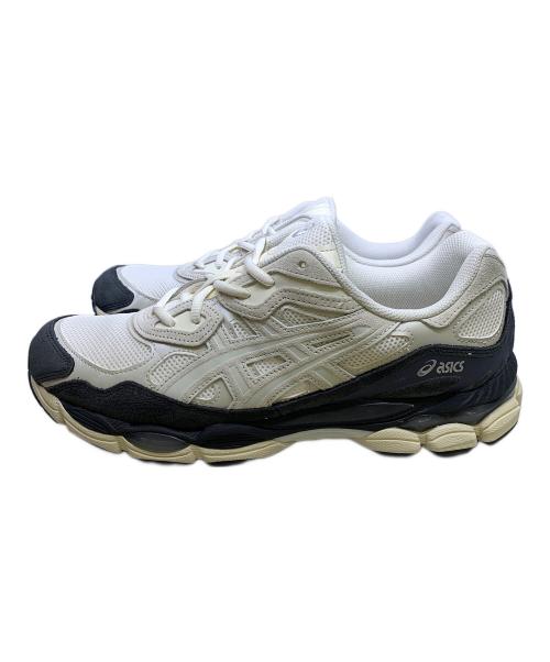 asics（アシックス）asics (アシックス) スニーカー ホワイト×グレー サイズ:29㎝の古着・服飾アイテム